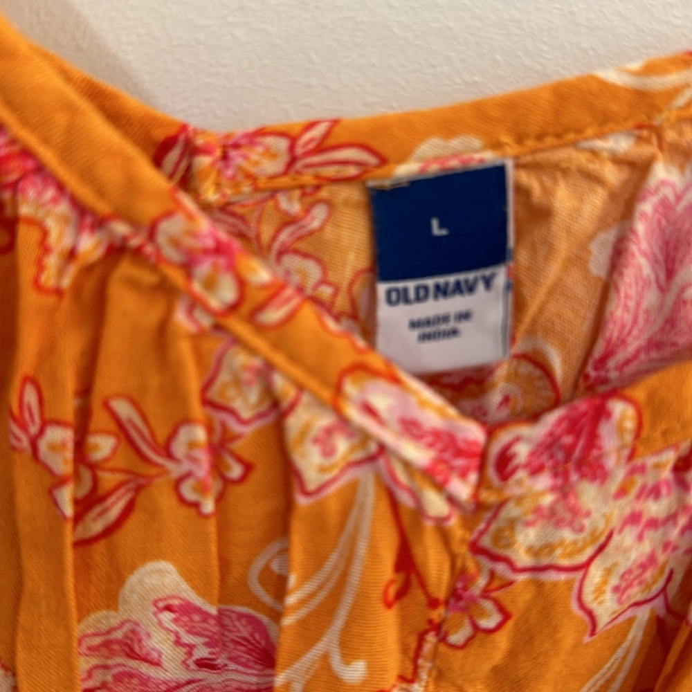 Old Navy floral sun dress size L - Picture 4 of 4